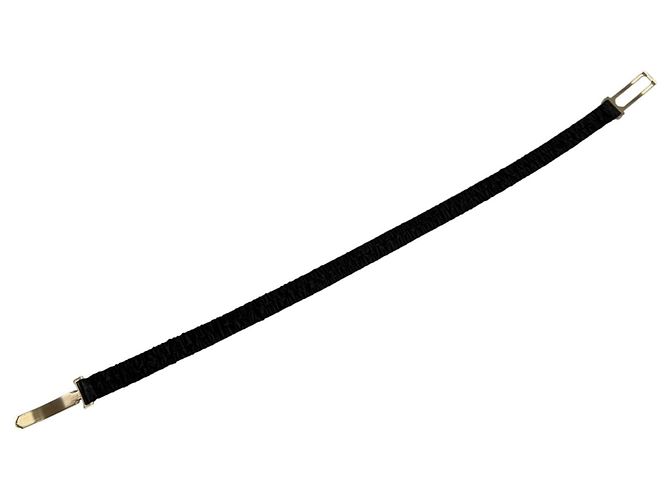 Chanel Ledergürtel mit B23C Logo-Schnalle und Strasssteinen Schwarz - Ansicht 5