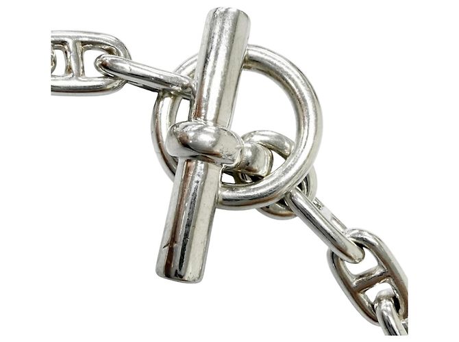 Hermès Collana HERMES Vintage SV925 Chaine d'Ancre Crescendo Argento - vista 5