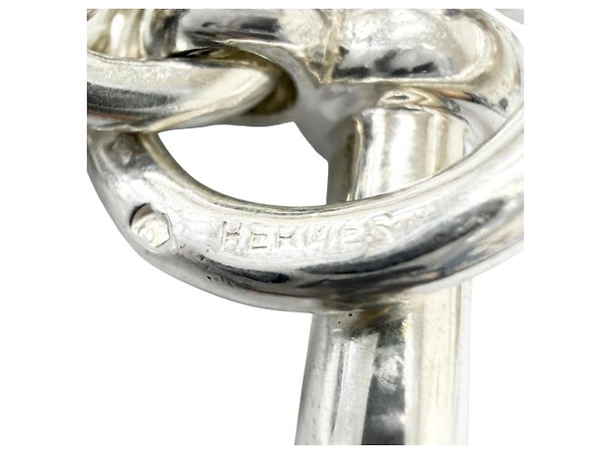 Hermès Collana HERMES Vintage SV925 Chaine d'Ancre Crescendo Argento - vista 6