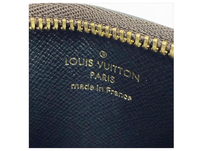 Pochette Trio in pelle Monogram Giant Reverse Louis Vuitton Marrone - vista 11