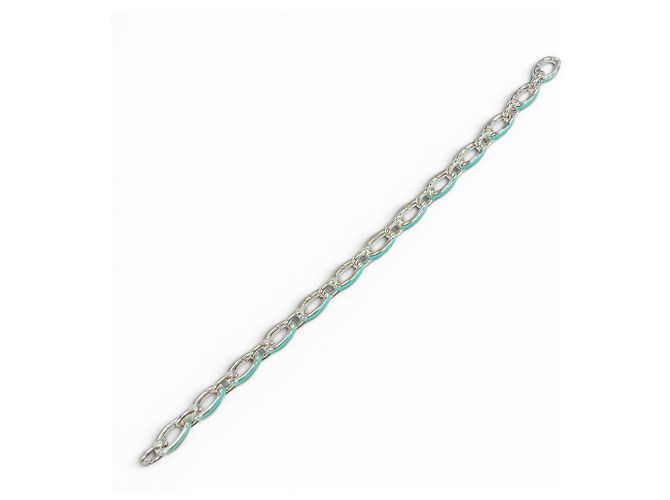 Bracciale con charm Tiffany & Co. in argento 925 Blu - vista 4