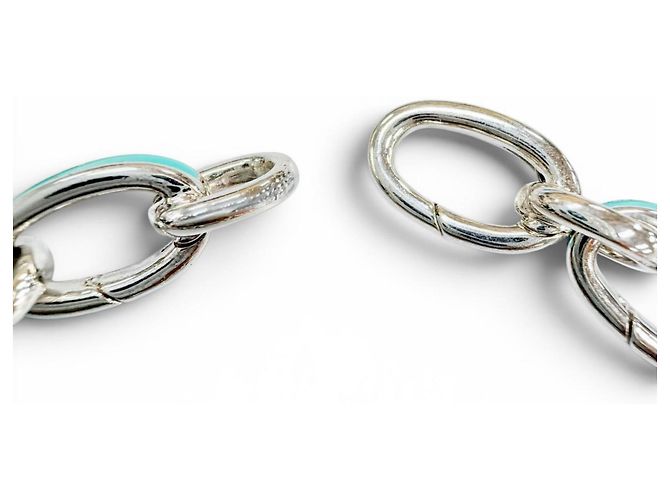 Bracciale con charm Tiffany & Co. in argento 925 Blu - vista 6