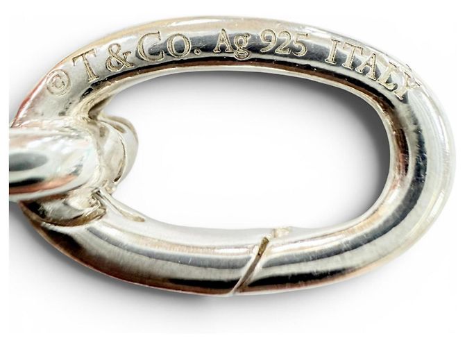 Bracciale con charm Tiffany & Co. in argento 925 Blu - vista 7
