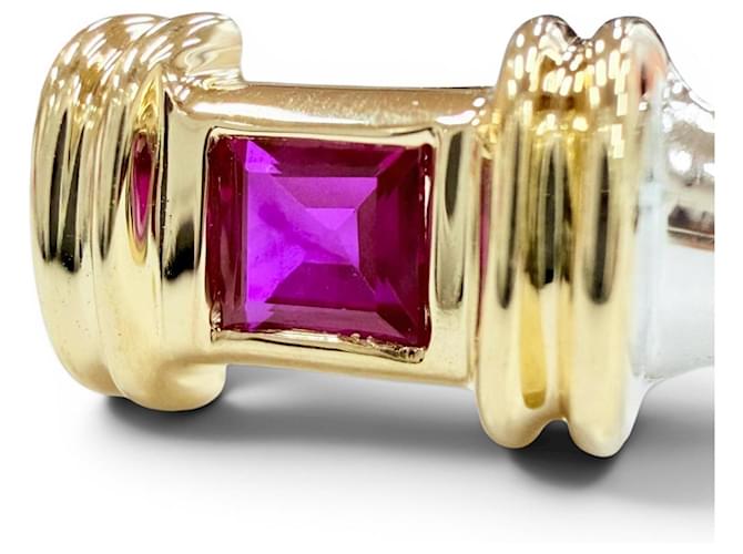 Tiffany & Co Tiffany Vintage Stacking-Ring Silber Golden - Ansicht 5