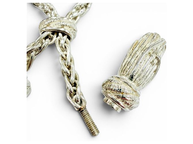 Hermès Vintage Hermes Schalring aus Silber - Ansicht 4