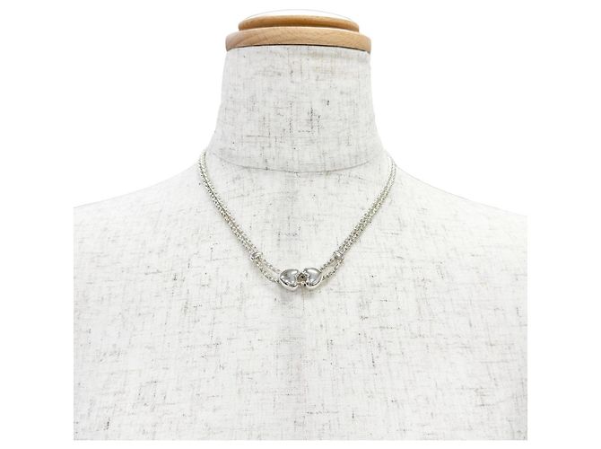 Tiffany & Co Collana Choker Tiffany Double Rope Heart 925 Argento - vista 2
