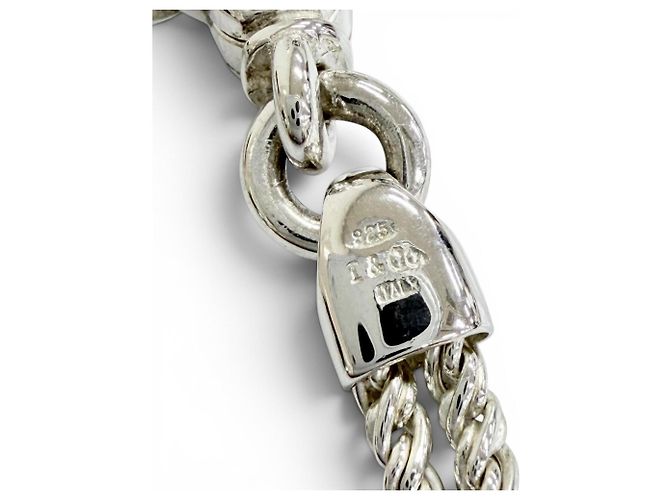 Tiffany & Co Collana Choker Tiffany Double Rope Heart 925 Argento - vista 7