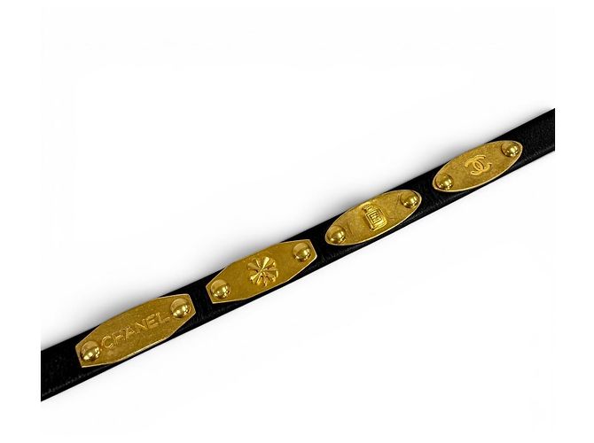 Chanel Vintage Ledergürtel Schwarz - Ansicht 6
