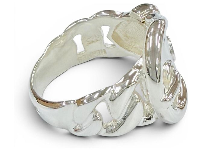 Hermès Hermes Vintage Boucles Sellier Ring Silber - Ansicht 5