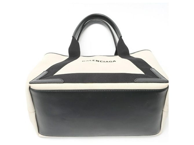 Everyday Borsa Tote Balenciaga Navy Cabas M Nero - vista 4