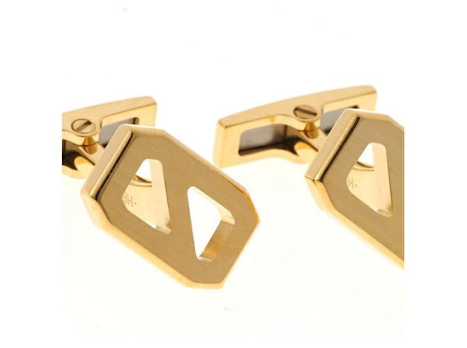 Hermès Gemelli Delta Hermes in metallo dorato D'oro - vista 2