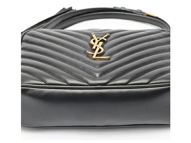 Borsa a tracolla Saint Laurent Lou Camera Bag Nero - vista 5