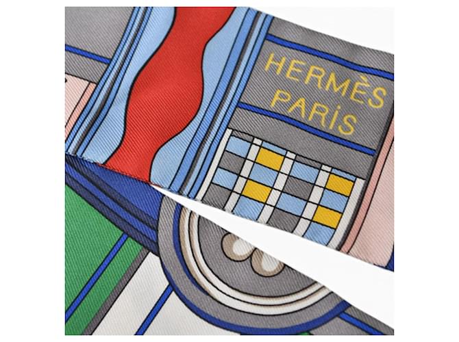 Hermès Hermes Twilly Seidentuch mehrfarbig Mehrfarben - Ansicht 5