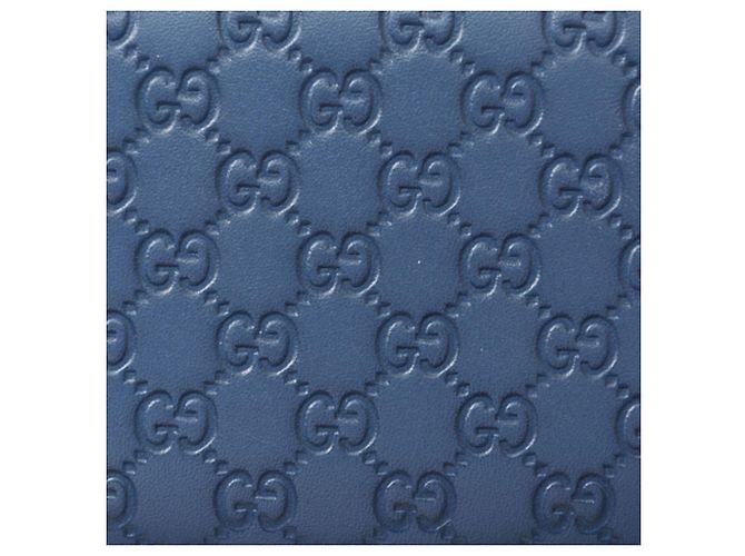 Monedero de piel azul Gucci - vista 5