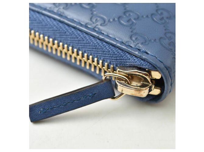 Monedero de piel azul Gucci - vista 6