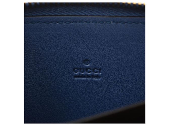 Monedero de piel azul Gucci - vista 9