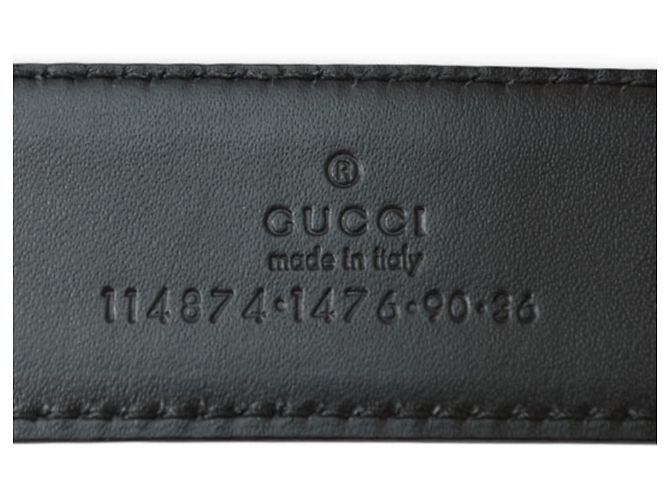 Gucci Unisex-Gürtel mit GG-Schnalle Schwarz - Ansicht 5