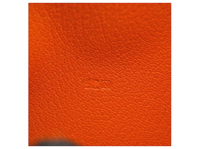 Hermès Funda de agenda Hermes en piel de cabra naranja - vista 11