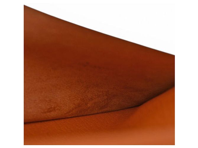 Hermès Funda de agenda Hermes en piel de cabra naranja - vista 12
