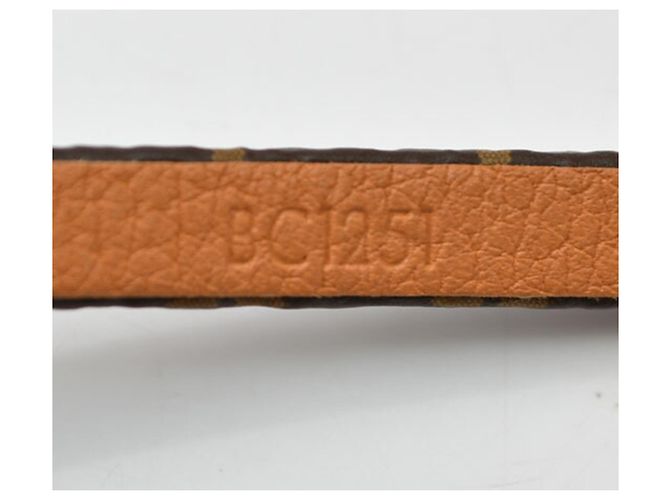 Pulsera Charm Monogram Louis Vuitton Castaño Dorado - vista 10