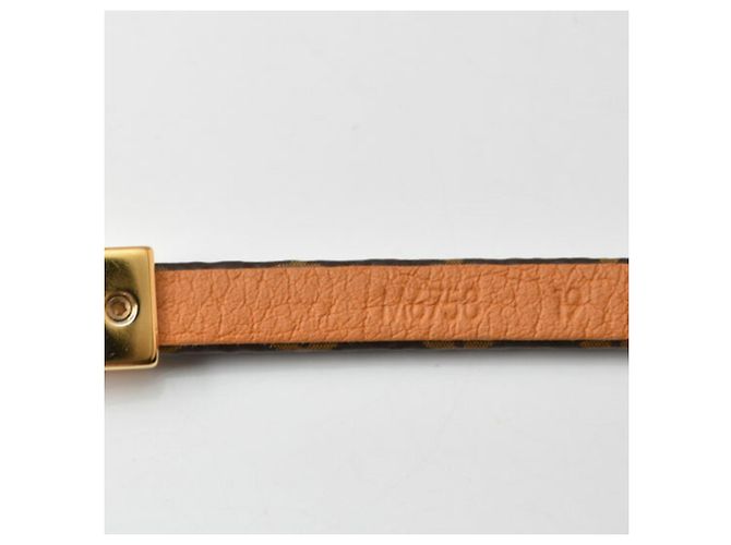 Pulsera Charm Monogram Louis Vuitton Castaño Dorado - vista 12