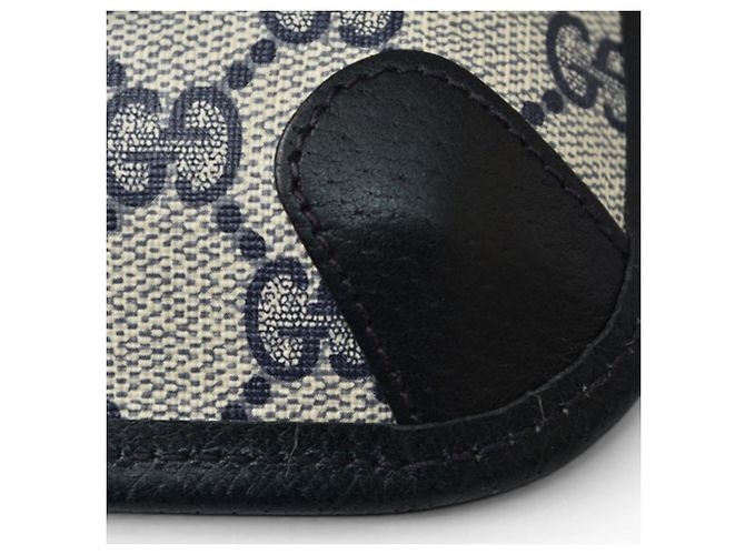 Pochette Gucci GG Plus Blu Beige - vista 6