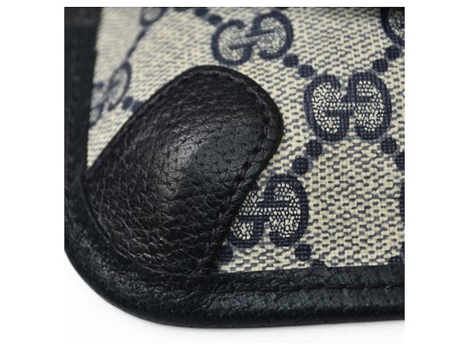 Pochette Gucci GG Plus Blu Beige - vista 7