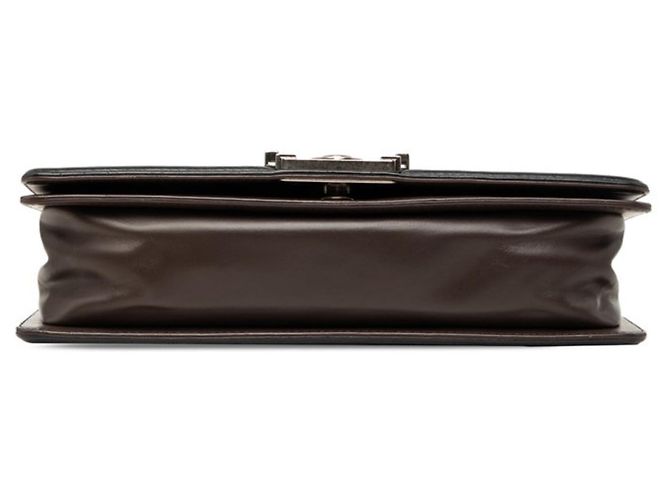 Boy Sac à bandoulière à chaîne Chanel Coco Mark pour garçon Marron Noir - vue 3