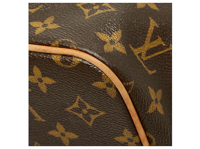 Bolso Louis Vuitton Monogram Palermo PM Castaño Negro - vista 10