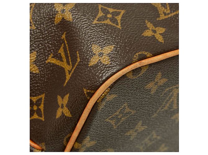 Bolso Louis Vuitton Monogram Palermo PM Castaño Negro - vista 11