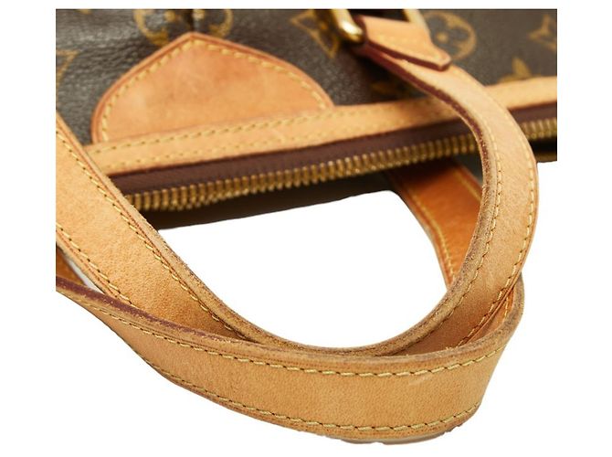 Bolso Louis Vuitton Monogram Palermo PM Castaño Negro - vista 4