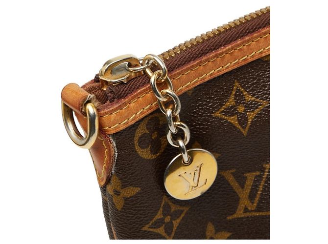 Bolso Louis Vuitton Monogram Palermo PM Castaño Negro - vista 5