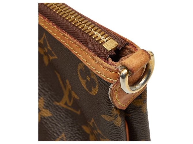 Bolso Louis Vuitton Monogram Palermo PM Castaño Negro - vista 6