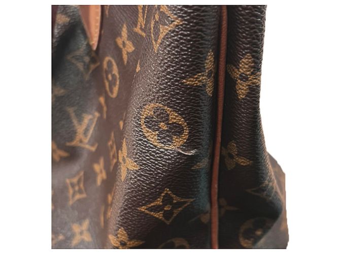 Bolso Louis Vuitton Monogram Palermo PM Castaño Negro - vista 7