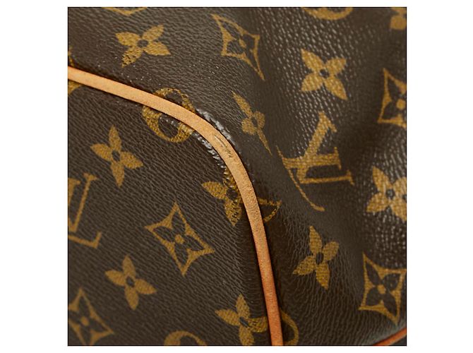 Bolso Louis Vuitton Monogram Palermo PM Castaño Negro - vista 8
