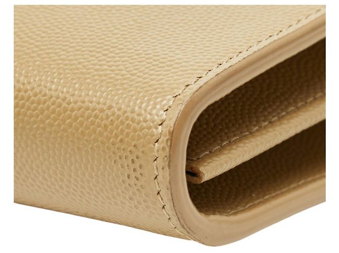 Borsa a tracolla con catena Cassandra Envelope Saint Laurent Beige - vista 4