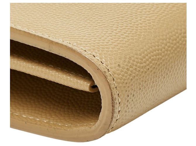 Borsa a tracolla con catena Cassandra Envelope Saint Laurent Beige - vista 5