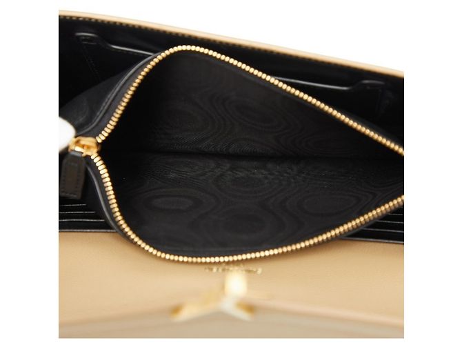 Borsa a tracolla con catena Cassandra Envelope Saint Laurent Beige - vista 6