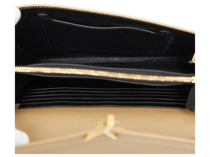 Borsa a tracolla con catena Cassandra Envelope Saint Laurent Beige - vista 7