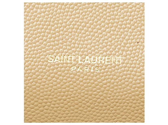 Borsa a tracolla con catena Cassandra Envelope Saint Laurent Beige - vista 9