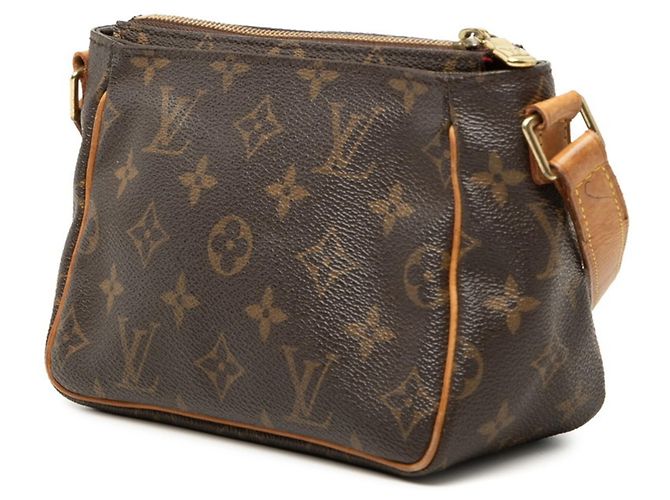 Borsa a Spalla Louis Vuitton Monogram Vivacite PM Marrone - vista 2