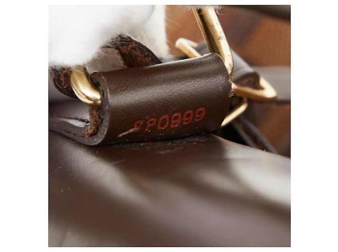 Borsa Boston Louis Vuitton Marrone Damier West End PM - vista 13