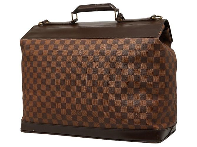 Borsa Boston Louis Vuitton Marrone Damier West End PM - vista 2