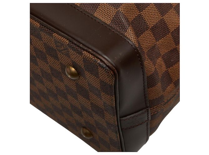 Borsa Boston Louis Vuitton Marrone Damier West End PM - vista 6