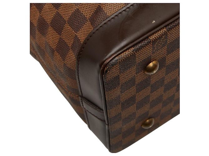 Borsa Boston Louis Vuitton Marrone Damier West End PM - vista 7