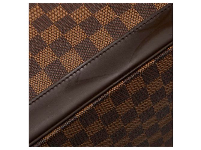 Borsa Boston Louis Vuitton Marrone Damier West End PM - vista 8