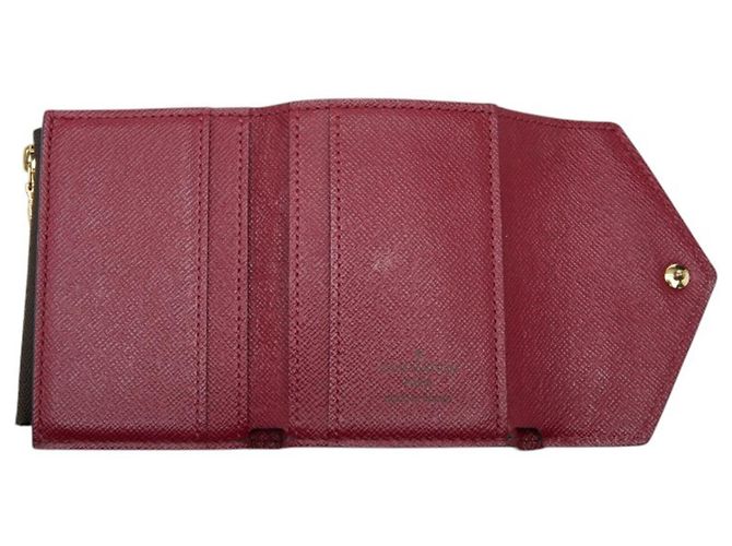 Cartera tríptico Zoe Monogram Louis Vuitton Castaño Rosa Fucsia - vista 6
