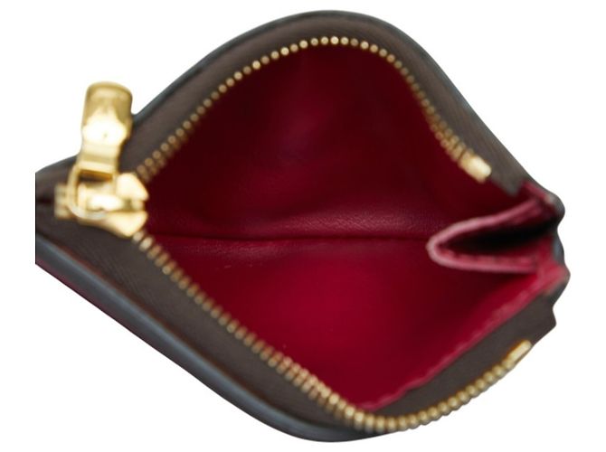 Cartera tríptico Zoe Monogram Louis Vuitton Castaño Rosa Fucsia - vista 7