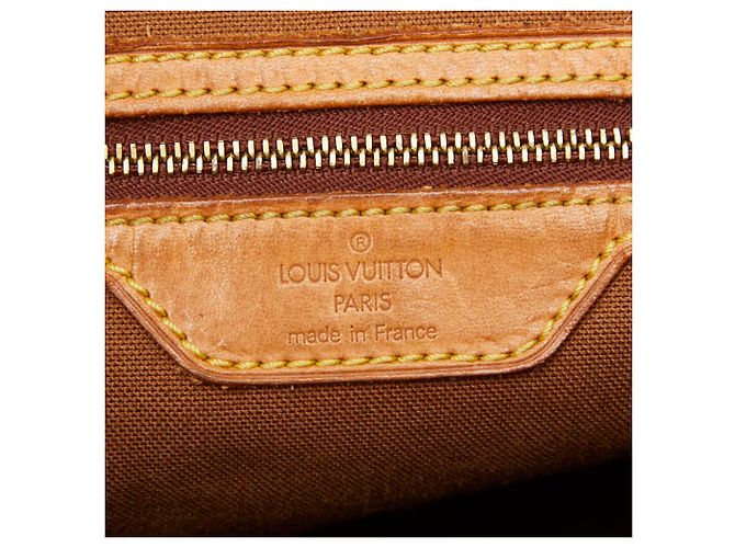 Borsa Tote Louis Vuitton Monogram Cabas Mezzo Marrone - vista 10