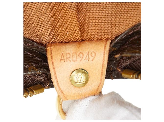 Borsa Tote Louis Vuitton Monogram Cabas Mezzo Marrone - vista 11